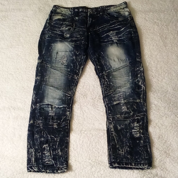 BLACK PREMIUM SIZE 28/30 STRETCH JEANS FOR MEN LIKE NEW! - Picture 3 of 8